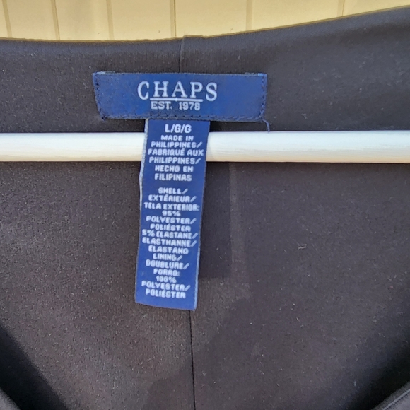 Chaps black rouched dress - Picture 4 of 4